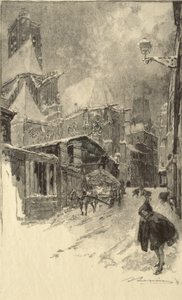 Rue des Barres von Auguste Louis Lepère