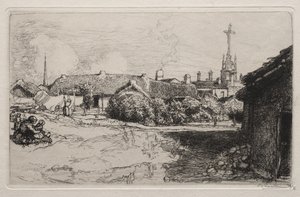 Der Kalvarienberg, St. Jean-de-Mont von Auguste Louis Lepère
