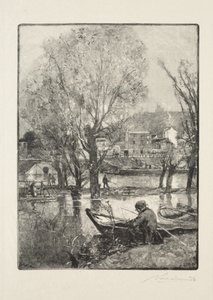 Eine Ecke der Insel Billancourt