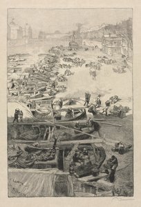 Ankunft der Kartoffeln im Hôtel de Ville, 1883