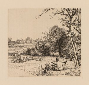 Auguste Lepère: Der umgestürzte Apfelbaum (Picardie)