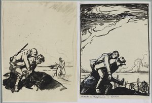 Schlacht von Rozelieures in Lothringen von Auguste Louis Lepère