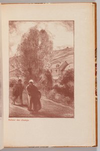 Katalog der Ausstellung von Auguste Lepère: Rückkehr von den Feldern..., 1908 von Auguste Louis Lepère