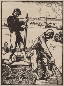 Fischen nach Garnelen