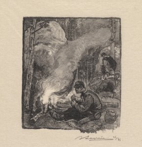 Fontainebleau-Wald: Mahlzeit der Holzfäller