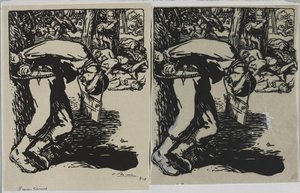 Franc-Tireurs, 1914 von Auguste Louis Lepère