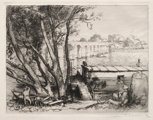 Die Brücke von Poissy, 1917