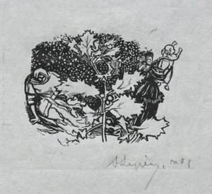 Pariser Almanach, 1897: Schlussstück, Winter, 1897