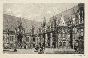 Rouen Illustré: Der Justizpalast, 1896