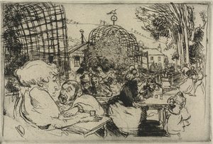 Die zwei Buckligen, 1893 von Auguste Louis Lepère