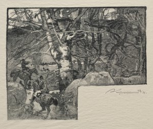 Eine Jagd auf Mont Gerard