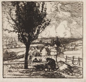 Veu de Jouy-le-Moutier, 1893 von Auguste Louis Lepère