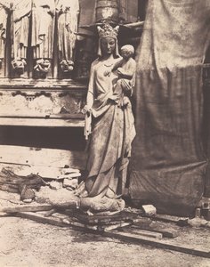 [Skulptur der Jungfrau und des Kindes, Notre Dame, Paris], 1853-1854
