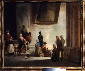 Almosen in der Kirche von Auguste Migette