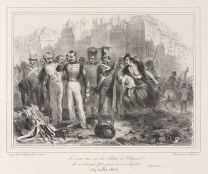 Album von 1831: Ich will einen der Polignac-Soldaten töten. Sie haben mein Kind nicht verschont