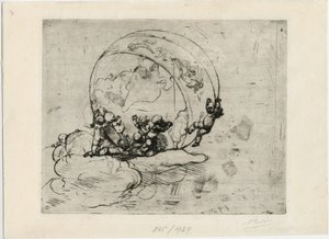 Amoretten, die Welt lenkend von Auguste Rodin