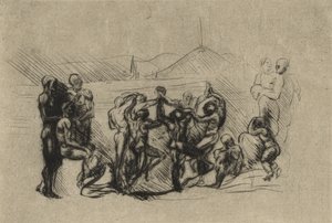 La Ronde, ca. 1883 von Auguste Rodin