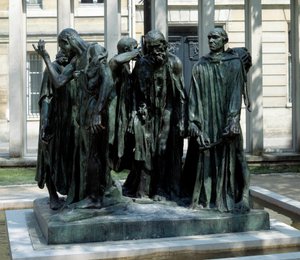 Das Denkmal der Bürger von Calais von Auguste Rodin