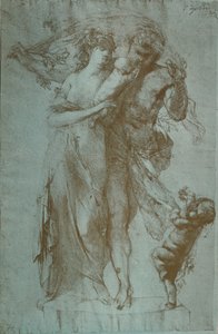 Bleistiftzeichnung von Auguste Rodin, ca. 1860-1906, 1906-7