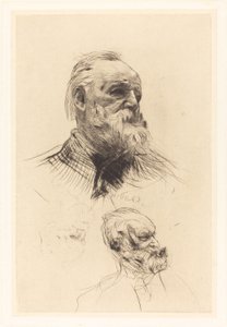 Victor Hugo, Dreiviertelansicht von Auguste Rodin