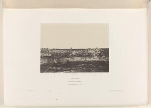 Gezicht op Jeruzalem, met de ommuring van de tempel von Auguste Salzmann