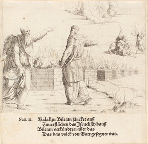 Balaks Opfer und Bileams Prophezeiung