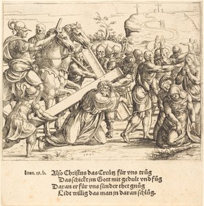 Christus trägt das Kreuz von Augustin Hirschvogel
