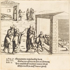 Elisa erweckt den Sohn der Schunemiterin, 1547