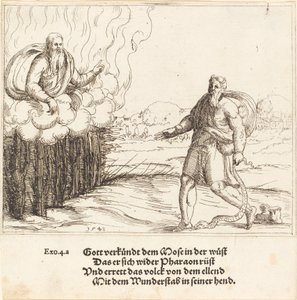 Moses und die Schlange, 1548 von Augustin Hirschvogel