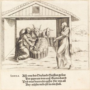Die Geburt Christi von Augustin Hirschvogel