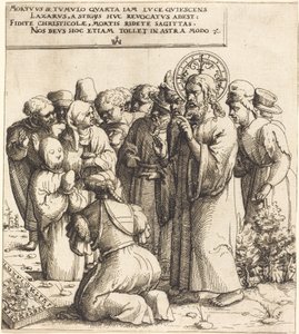 Die Auferweckung des Lazarus, 1545