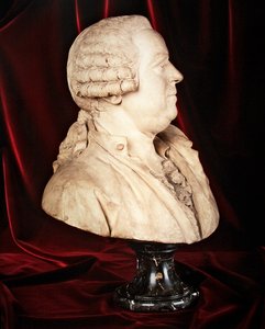 Porträt, das Louis-Pierre-Sebastien, Marschall de Sainscy, zugeschrieben wird von Augustin Pajou