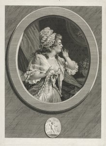 Sei zumindest diskret und du kannst auf mich zählen, Paar, 1789 von Augustin de Saint Aubin
