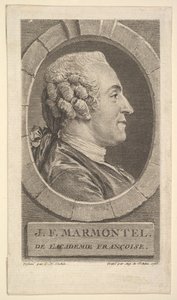 Porträt von Jean-Francoise Marmontel, 1765
