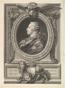 Porträt von Viktor Amadeus III., König von Sardinien, 1777 von Augustin de Saint Aubin