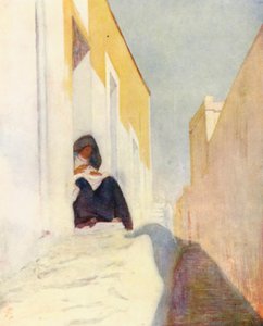Eine Straße in Almeria von Augustine Fitzgerald