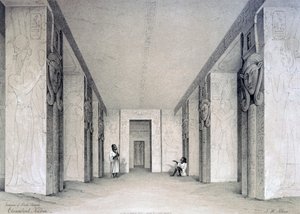 Innenraum des Nordtempels, Ebsamboul, Nubien, Ägypten, 19. Jahrhundert von Augustus Butler