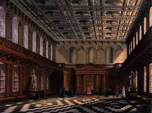 Innenansicht des Senatshauses, Cambridge, aus 