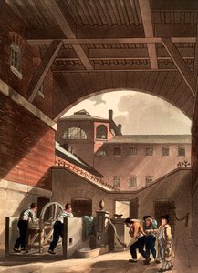 Wassermaschine im Cold Bath Fields Gefängnis, London, 1808