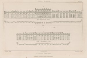 Bank of England, Sir John Soanes Südfront, 1823