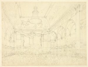 Studie für Pantheon-Maskerade, aus Microcosm of London