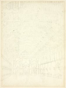Studie für die Westminster Hall, aus Microcosm of London von Augustus Charles Pugin
