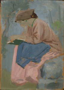 Eine Frau liest - Provenzalische Studie
