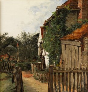 Ein Cottage-Garten von Augustus Leopold Egg