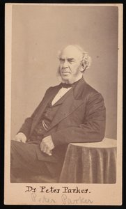Porträt von Peter Parker 1804-1888, 1869