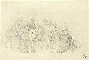 Rastende Reisende von Augustus Wall Callcott