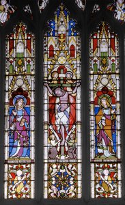 Kreuzigung mit Heiligen von Augustus Welby Northmore Pugin
