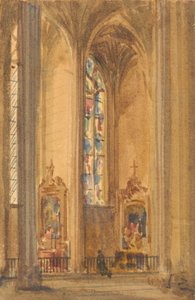 Innenraum einer gotischen Kirche
