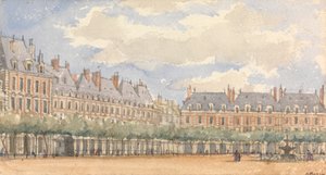 Place Royale, Paris von Augustus Welby Northmore Pugin