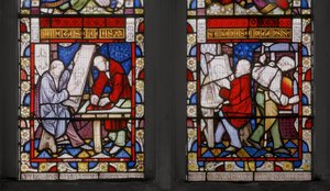 St. Lukas Fenster (Detail)